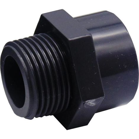 DN32-PVC-Rohrverschraubung mit Außengewinde, kombinierte Muffenhülse mit 40 mm Innendurchmesser, langlebiger Rohradapter für Wasser- und Sanitärinstallationen