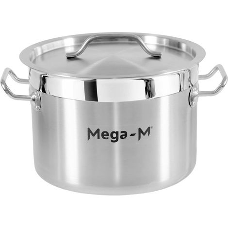 Pentola da catering media con coperchio Mega-M PRO 9l dia. 25 cm x h 18 cm N (1/5)