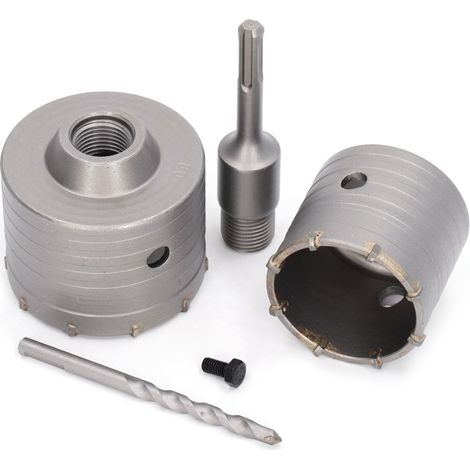 5-teiliges Betonlochsägen-Set, YG8 45 Stahlbohrer für Mauerwerk, Stein und Ziegel.
