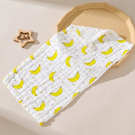 2-teiliges Baby-Baumwollgaze-Feuchttuchset, 6-lagig, verdickt, 30x50cm, Neugeborenen-Gesichts- und Badetücher, Ausführung 5. (1/5)