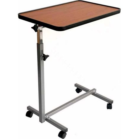 Fenixshop24 Tavolino Servipranzo Regolabile con Piano Inclinabile e Ruote Frenanti (1/4)