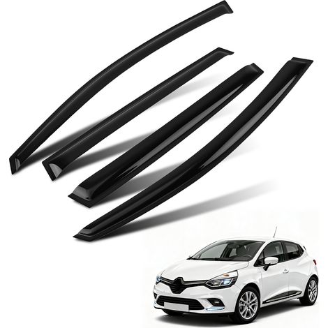 Wind Deflector Set for Renault Clio 4 5-Door Hatchback 2012-2019 Dark (1/5)