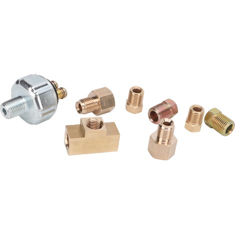 Universeller hydraulischer Inline-Bremslichtschaltersatz, ABS-Metall, für Fahrzeugmodifikationen (1/5)
