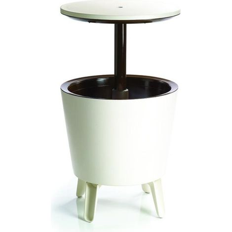 Keter Cool Bar mueble de jardín crema y marrón (1/2)