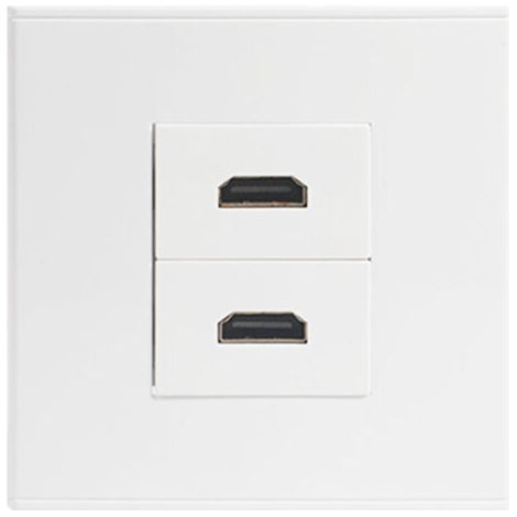 Prise murale de Type 86, HDMI, câble réseau pour télévision numérique, haute définition (1/5)