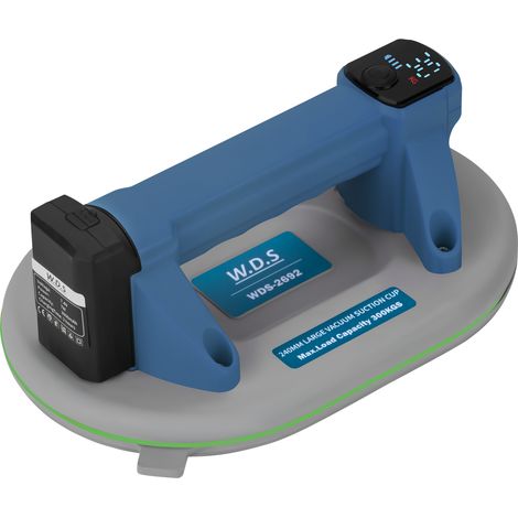 Ventosa ricaricabile da 240 mm, portata massima 300 kg, USB-C, modello WDS2692
