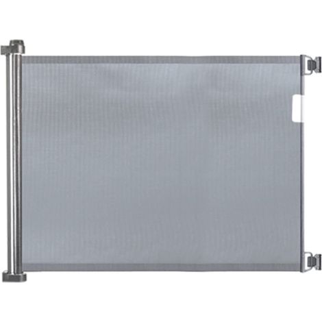 Retractable Stair Gate Silent One-Handed Operation Isolation Door Safety Stair Door Barrier Gate Safety Fence for Indoor Outdoor 150 X 85cm (Grey) (1/5)