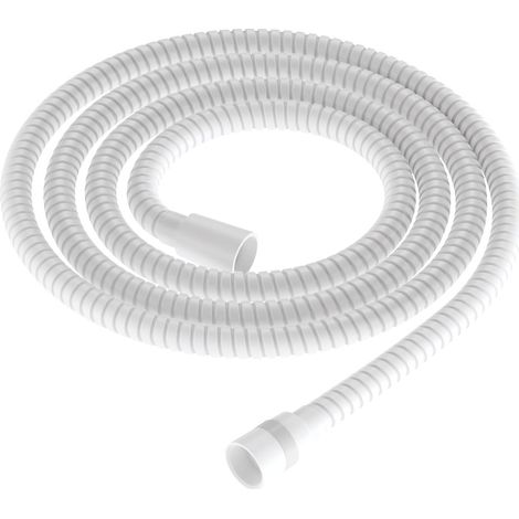 Tubo flessibile per doccia in acciaio 150 cm colore bianco