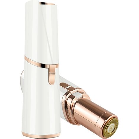 Épilateur Électrique Mini en Forme de Rouge à Lèvres - Épilation Visage, Aisselles, Maillot - Appareil d'Épilation Corporelle Portable pour Femmes (Piles Non Incluses) (1/3)