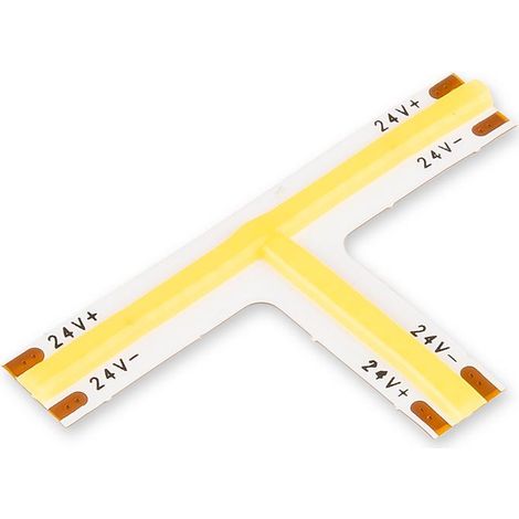 COB Kaltweiß LED Streifen T-Verbinder 24V CRI90 480LED/m 6500K