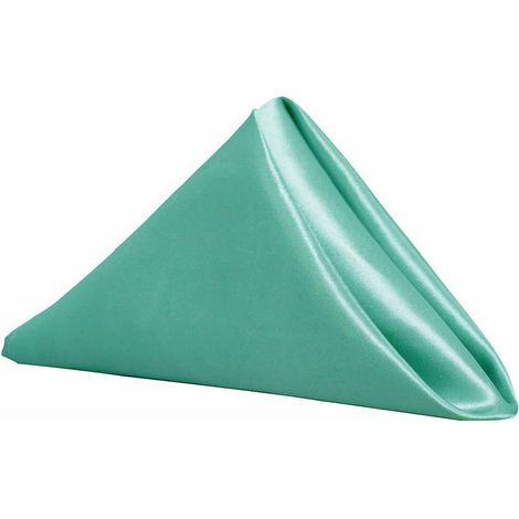 Serviette De Table - Polyester - 50 X 50 Cm - Pour Réception Banquet Mariage Hôtel Restaurant - Lot De 10 (1/5)