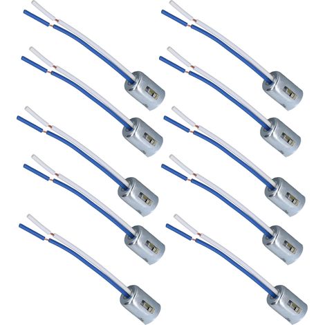 10-teiliger LED-Lampensockel, Drahtverbinder für Blinklampe 1157, Schraubsockel, Adapter für Signalleuchten, elektrisches Anschlussset. (1/5)