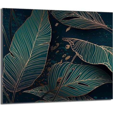 Protection de plaque de cuisson en verre 60x52 Feuilles (1/5)