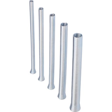 Kit de 5 cintreuses à ressort flexibles pour tubes en cuivre et aluminium (1/5)