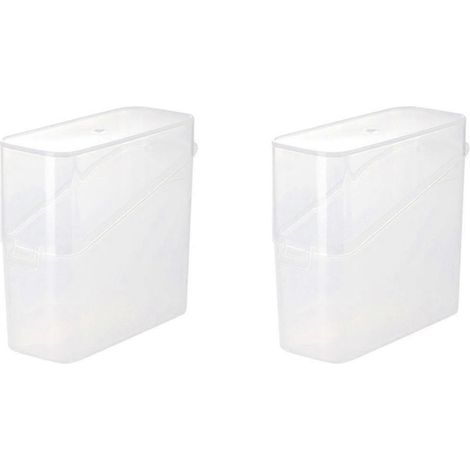 Boîte de rangement pour tranches de fromage, porte-tranches de fromage, boîte de rangement pour sachets de thé, boîte de conservation hermétique transparente (1/4)