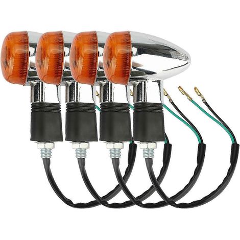4 clignotants de moto à LED orange pour (1/5)