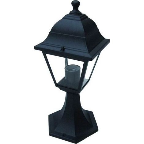 Blinky Sorrento Lanterna da Appoggio per Esterni Alluminio IP44 E27 Max 60W 40 cm colore Nero