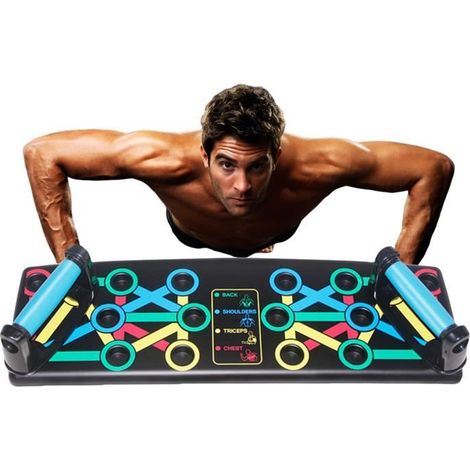Support de musculation - SURENHAP - Push up bars - Système 14 en 1 - ABS respectueux de l\'environnement (1/4)
