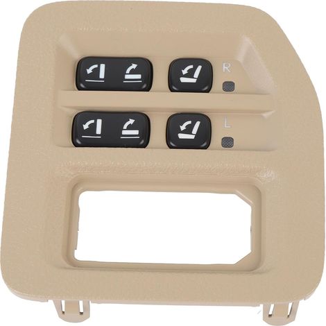 Interrupteur de Siège Pliant, Bouton de Commande Durable et Résistant à L'usure pour LX 570 de Troisième Génération (Beige) (1/5)