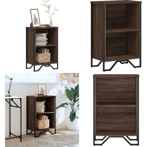 vidaXL Bibliothèque chêne marron 50x31x74,5 cm bois d'ingénierie (1/5)