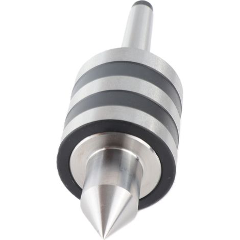 Pointe tournante cône Morse MT1 noire gravée acier pour tour bois accessoires tournage (1/5)