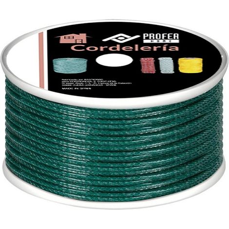 CORDA CAVETTO PE PLASTIFICATO 4C 5MM VERDE