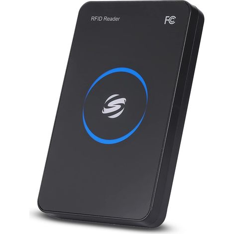 Lecteur de Carte,Système de Contrôle d'Accès à Porte,13.56MHZ USB sans Fil HF RFID Intelligent Lecteur de Carte,pour Système d'Identification par Radiofréquence RFID, porte de Chambre de l'Hôtel (1/5)