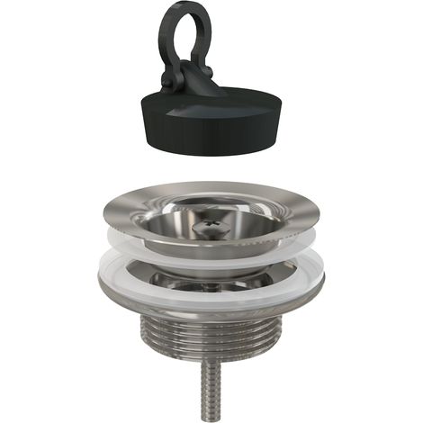 Alcadrain Ablaufventil für Waschbecken 5/4" Ganzmetall (1/2)