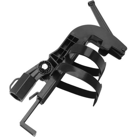 Support d'extension de bombe aérosol - V GEBY - Réglable - 5 pièces - Plastique - Noir (1/4)