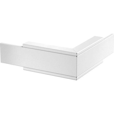 OBO Bettermann Angolo esterno con tessuto ignifugo 320x100x320 acciaio verniciato a polvere bianco puro RAL 9010, 7218040