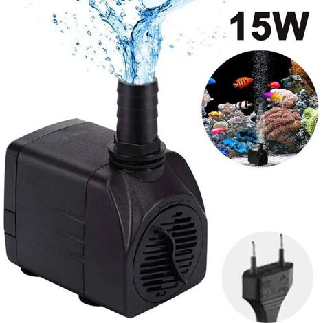 Pompe fontaine submersible 25W – Débit 750 l/h – Hauteur de livraison 1,5 m – Fonctionnement ultra-silencieux pour aquariums et jardins aquatiques - 1buses (1/5)