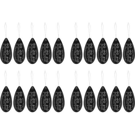 20 Pièces Passe-fil Aiguille DIY Plastique Robuste Portable Noir Outil de Couture pour la Maison (1/5)