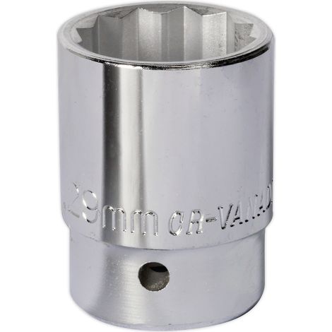 Sealey 29mm 3/4""Sq Drive Standard WallDrive Socket 12pt Chrome S34/29
