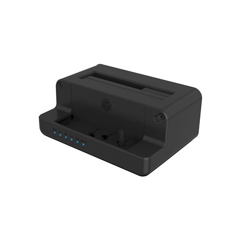 Raidsonic Station d'accueil pour disque dur/SSD 2,5"/3,5" partagés M.2 SATA 6 Gbit/s (1/2)