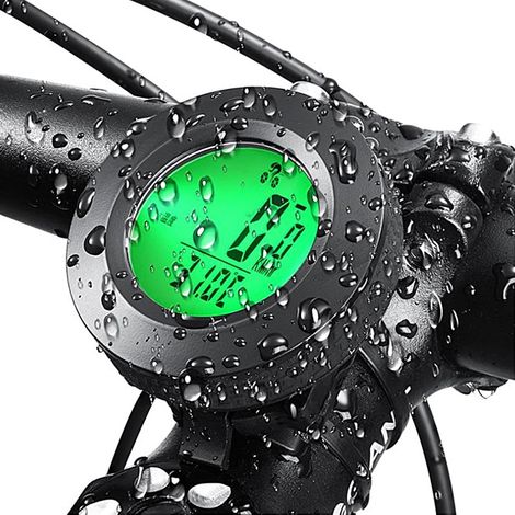 Compteur de vitesse pour vélo - Odomètre filaire pour VTT avec écran LCD - Accessoires de cyclisme pour la mesure de distance