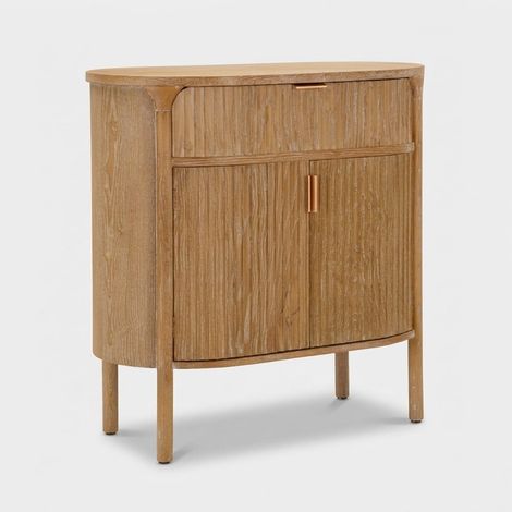 Mueble recibidor con cajón y puertas de madera Goteborg (1/5)