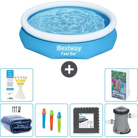 Bestway Piscina Bestway Fast Set Rotonda - 305x66 cm - 7-pezzi  S3 (1/5)