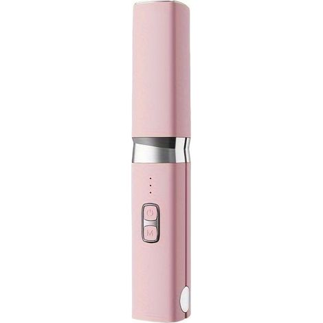 Mini lisseur et boucleur de cheveux portable 2 en 1, chargement USB sans fil, contrôle du thermostat pour cheveux secs, (1/5)