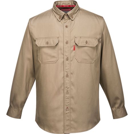 Camicia Bizflame 88/12 Colore: Verde militare Taglia XL - Portwest