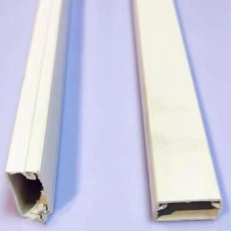 Trade Shop - SET 2 EINZELKABELKANAL 2 METER 20 X 10 MM WEISS EINZELKABEL 60770 -