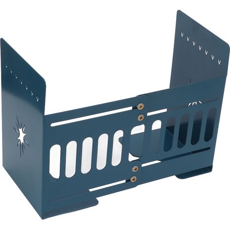 2 serre-livres rétractables, en fer, hauteur ajustable jusqu'à 240 mm, stabilité renforcée, pour bibliothèques et bureaux (1/5)