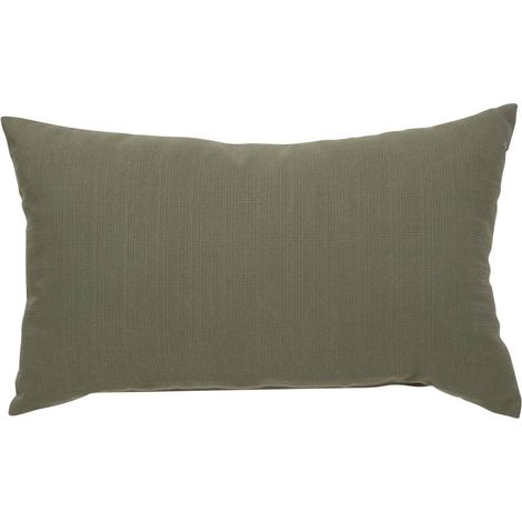 Coussin déco Korai 50x30cm vert laurier - Hespéride