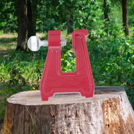 Eiffel Tronçonneuse étau universelle Outil d\'affûtage pour Guide chaîne se déplace librement-Ywey (1/4)