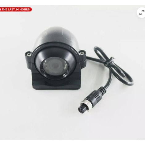 Camera De Vue Laterale - CCD Couleur - Vision Nocturne IR - Étanche IP69K - 12 V / 24 V - Angle De Vue 120° - Pour Remorque Camping-Car Camion Fourgon (1/5)