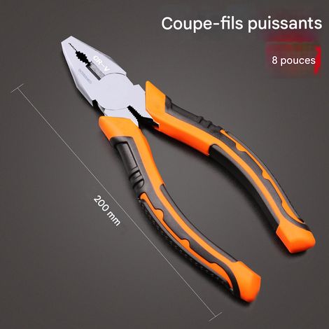 Pince universelle - Mâchoires forgées en acier au carbone (Cr-V) - Plusieurs tailles (1/5)