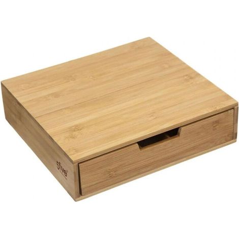 Aufbewahrungsbox für Kapseln, 1 Schublade, Bambuskapseln, 1 Schublade - 5five
