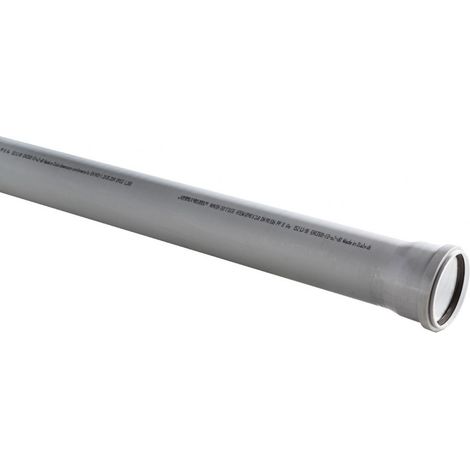 Tubo 110x1000mm ad innesto con guarnizione 1 bicchiere