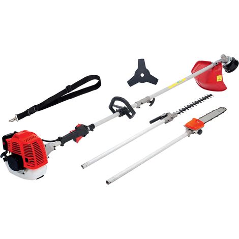 DECESPUGLIATORE TAGLIASIEPI MOTOSEGA A SCOPPIO 4 IN 1 POWER X HIT 32,6cc