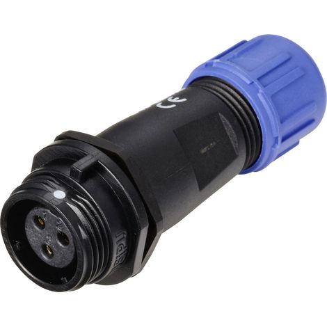 Weipu SP1311 / S 3 I Rundstecker Buchse, gerade Gesamtpolzahl: 3 Serie (Rundsteckverbinder): SP13 1 (1/4)