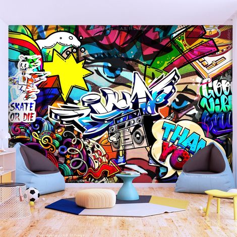 Papier peint Metropolia's Language - 250 x 175 cm (1/4)